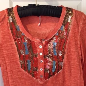 Free People Long sleeve shirt